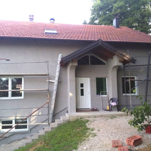 Postavljanje stirpora i fasade na stambenom objektu u Stjepan Polju